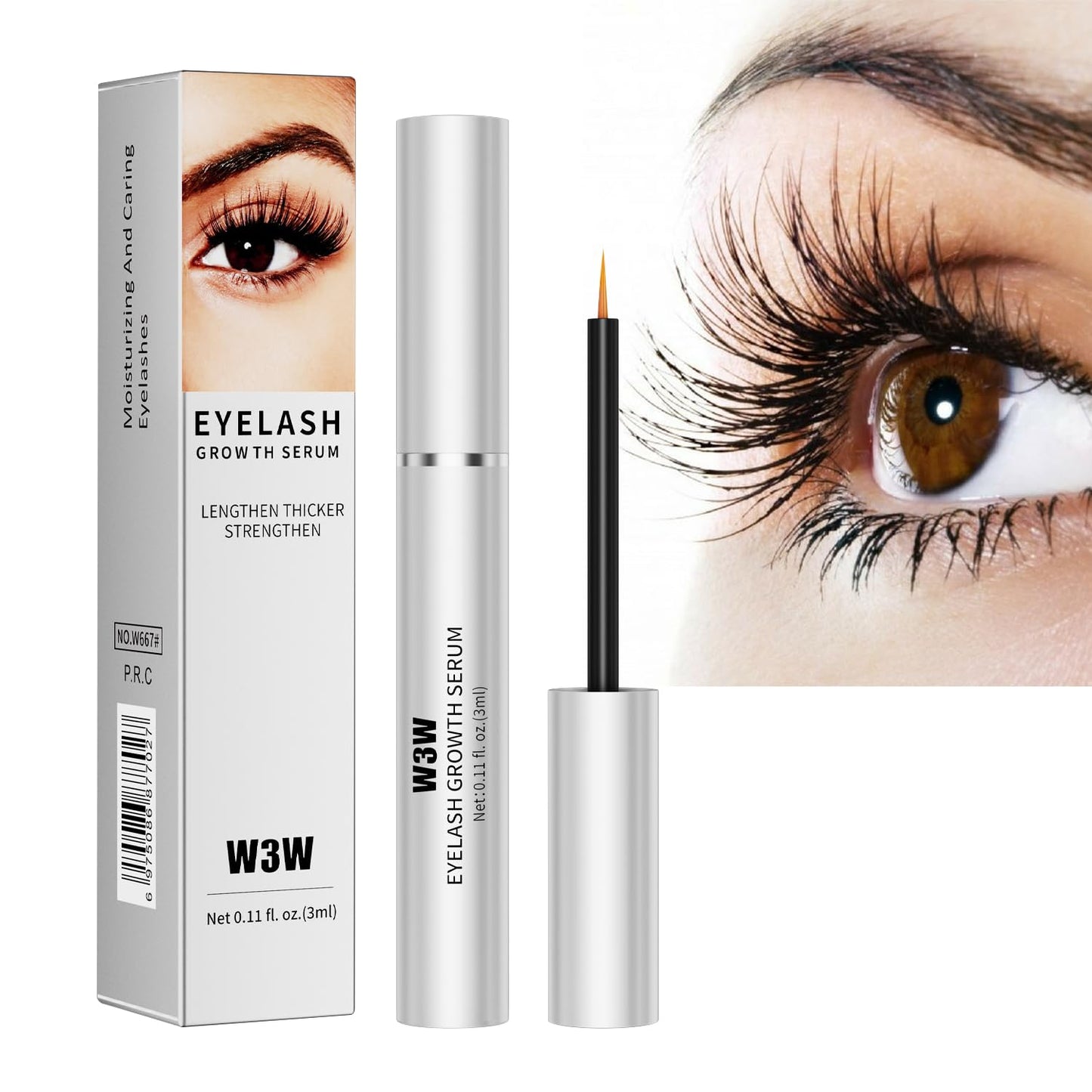 W3W Lash Serum, W3W Eyelashes Growth Serum, Lash Serum for Eyelash Growth, Boost Lash Growth Serum