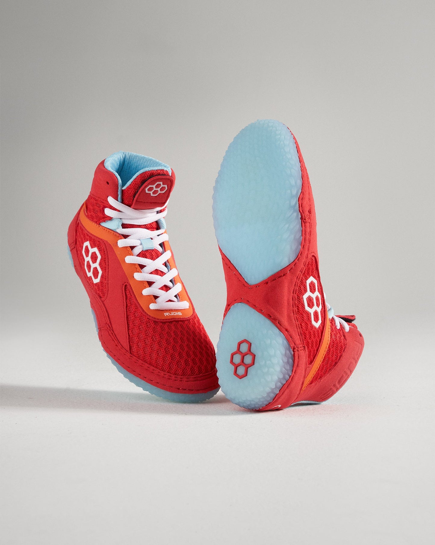 RUDIS Alpha 2.0 Youth Wrestling Shoes - Cherry Slush