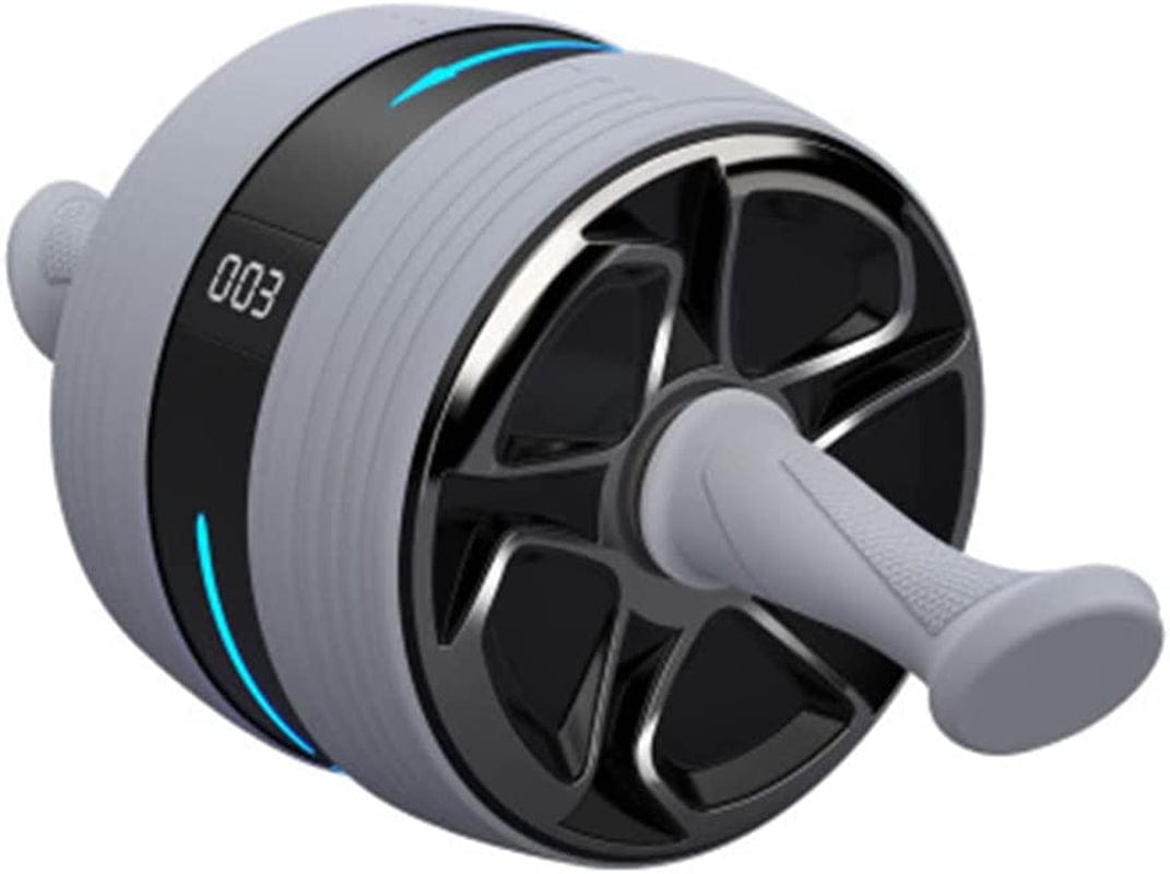 Automatic Silent Rebound Counting Intelligent Ab Wheel Roller Fitness Gym Equipment