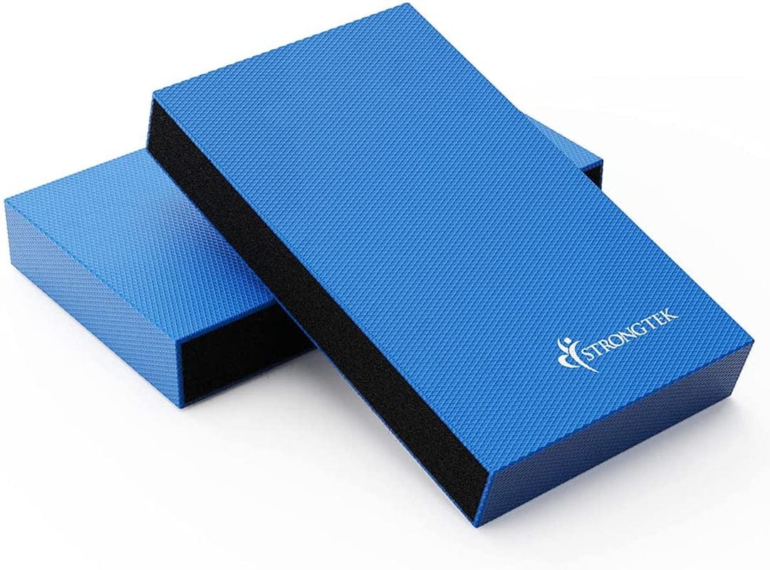 Balance Pad, Balancing Foam Pad, Large 2 in 1 Yoga Foam Cushion Exercise Mat, Knee Pad for Fitness and Stability, Stretching, Pilates, Physical Therapy, Core Trainer Board