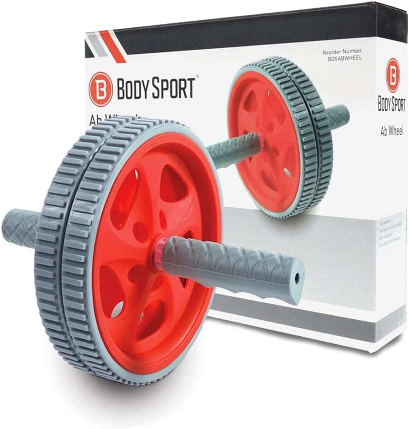 Bodysport AB Wheel Wobble Free Anti-Slip Dual Wheel Portable Ab Roller!