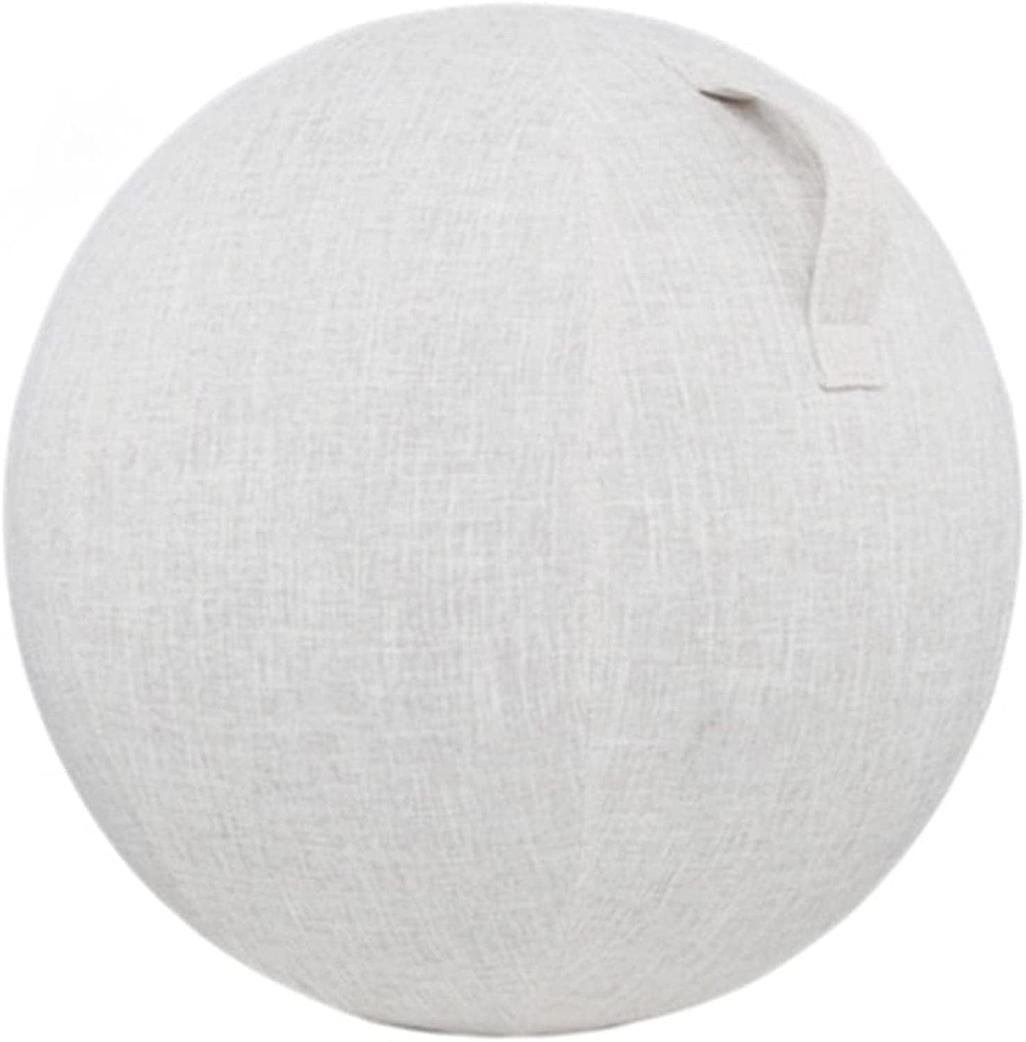 Dust-Proof -Slid Exercise Ball Cover Cotton Flax Practical Fine Knitted Yoga Ball Cover for Home