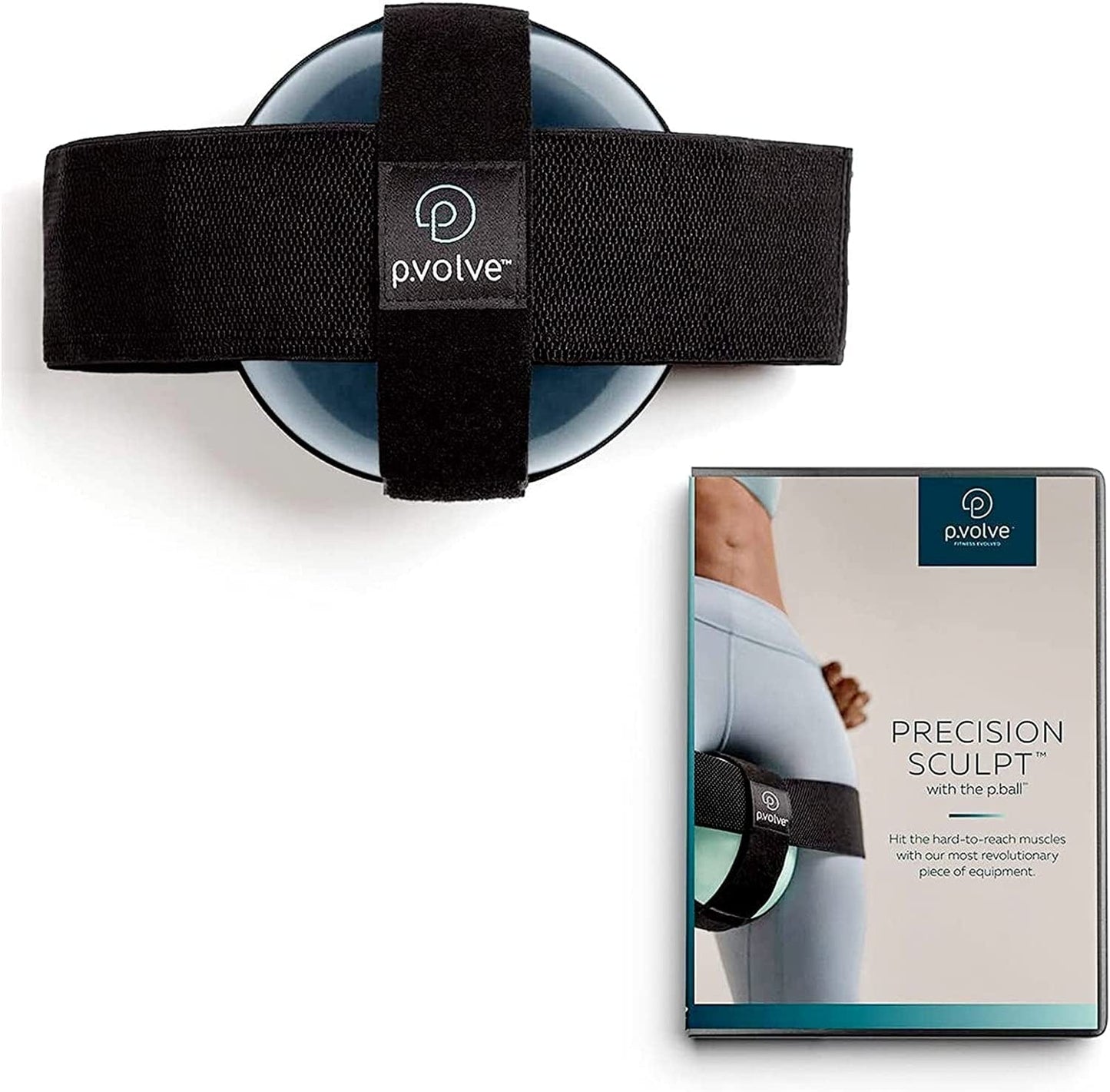 P.Volve P.Ball Starter Kit - Includes P.Ball Exercise Ball and Precision Sculpt DVD for at Home Workouts