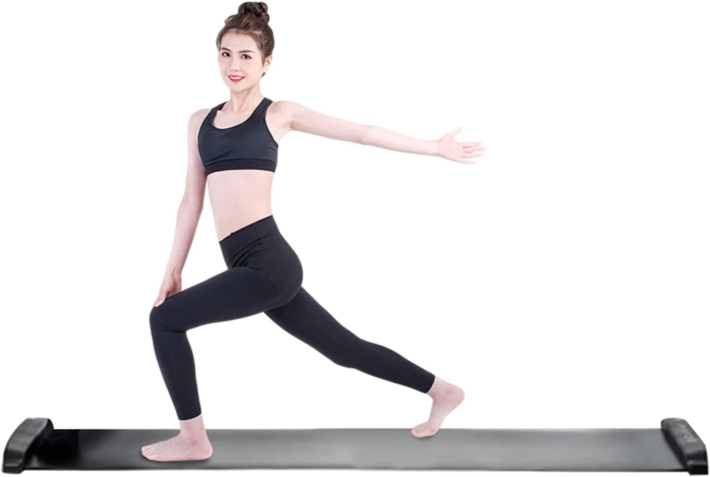 Portable Icehockey Slide Board Training Aid Extreme Slide Board (90" L X 20" W) with Shoe Cover, Mesh Carrying Bag for Skating, Hockey