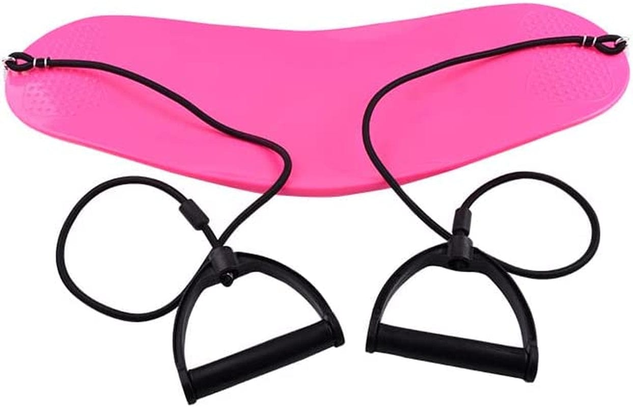 Simply Fit Board,Fitness Trainer Abdominal Muscles and Legs Balance Fitness Yoga Board - Ideal for Core Workout, Dancers, Ballet, Ankle Workouts, Balancing Exercises