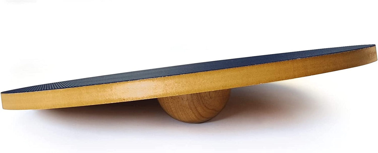 Sissel® Balance Board Dynamic, Wood Wobble Board, Physical Therapy, Kids Wooden Rocker Disc, Standing Desk Balance Trainer, Workout Accessory, Balance Pad, Core & Ankle Strengthener Support
