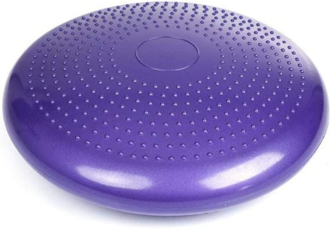 Sosoport Inflated Air Stability Wobble Cushion Wiggle Seats Air Stability Disc Core Trainer Dyna Disc Yoga Balance Disc for Home Gym Office Desk