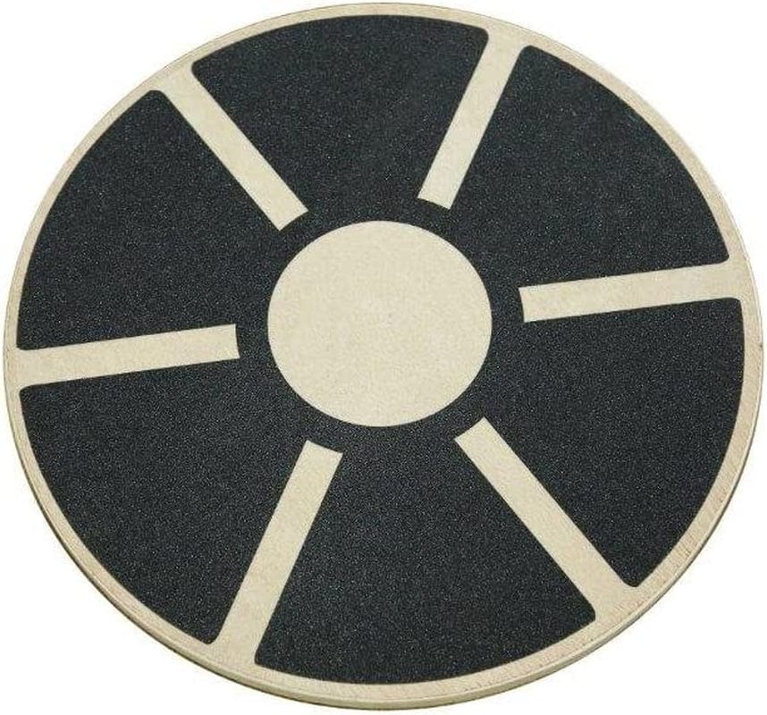 Trademark Innovations Balance Trainer Wood Wobble Balance Board, 15.5"