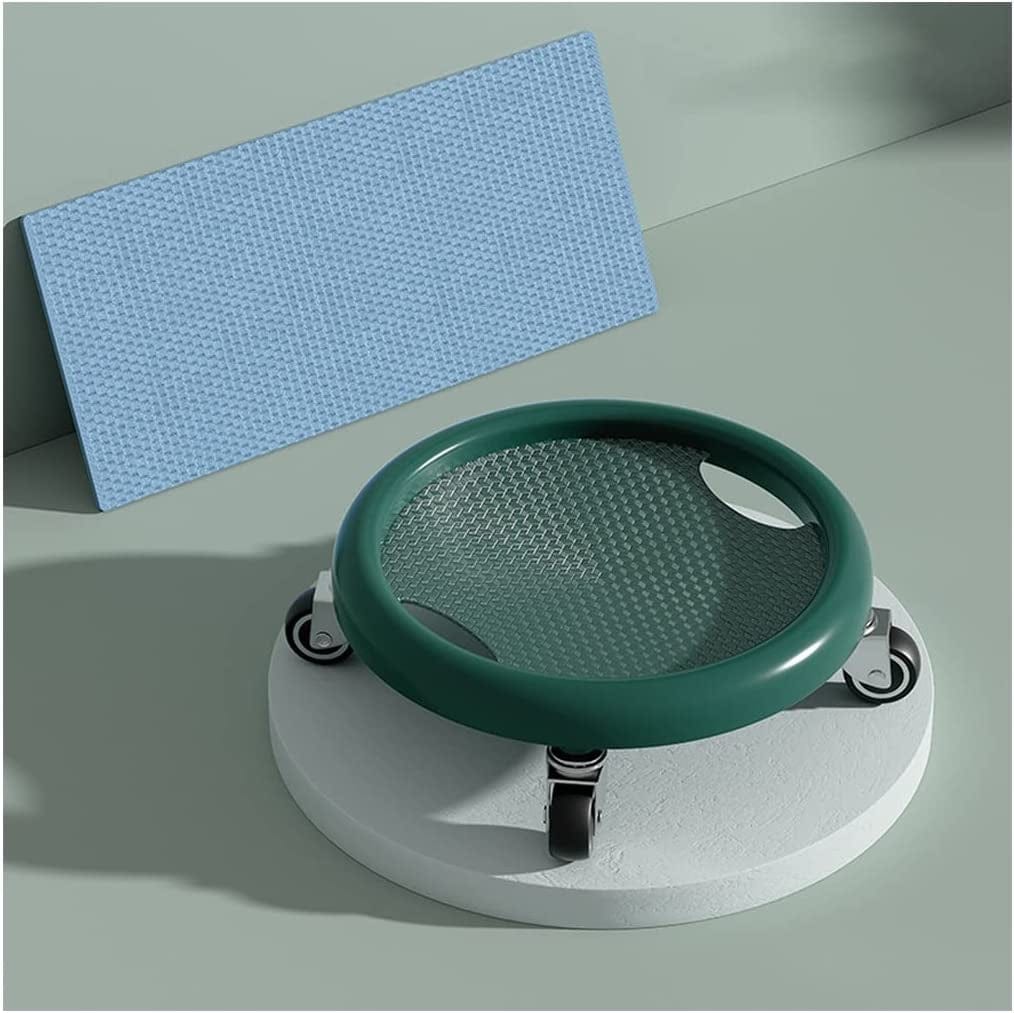 TRB Ab Roller Ab Machines for Home, Men & Women Exercise Equipment Ab Wheel Roller with Knee Mat, Infinity Hoop Workout Sliding Disc Fitness Mute Gym Equipment for Adults (Color : Black)