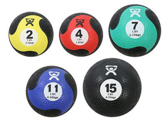 CanDo Firm Weighted Medicine Balls - 1 lb to 30 lbs - Senior.com Exercise Balls