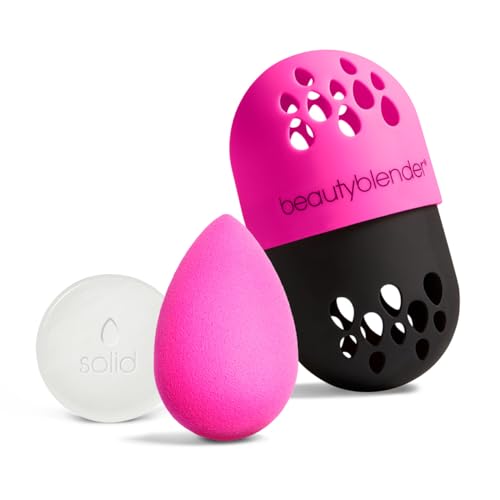 beautyblender Discovery Kit - Makeup Sponge & Makeup Sponge Cleaner, Portable Protection Case, Professional Blending Application, Vegan & Cruelty Free, Made in the USA