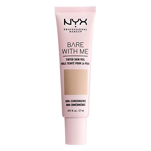 NYX PROFESSIONAL MAKEUP Bare With Me Tinted Skin Veil, Lightweight BB Cream - True Beige Buff