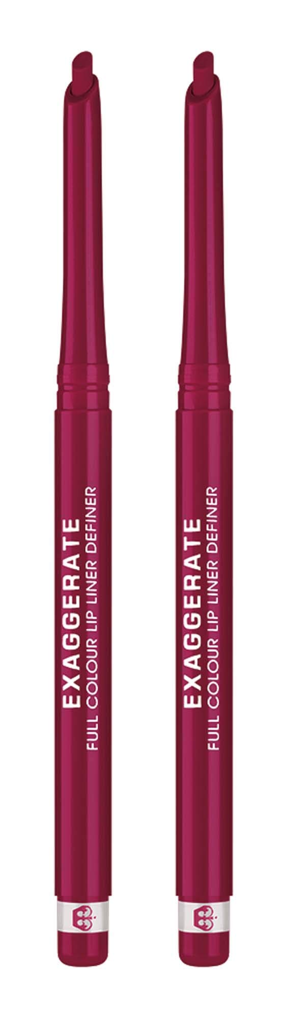 Rimmel Exaggerate Lip Liner, Obsession, 2 Count (Pack of 1)
