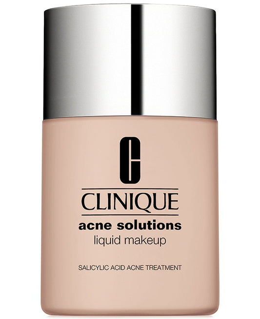 New! Clinique Acne Solutions Liquid Makeup, 1 oz / 30 ml, 15 Fresh Cream Chamois (VF-G)