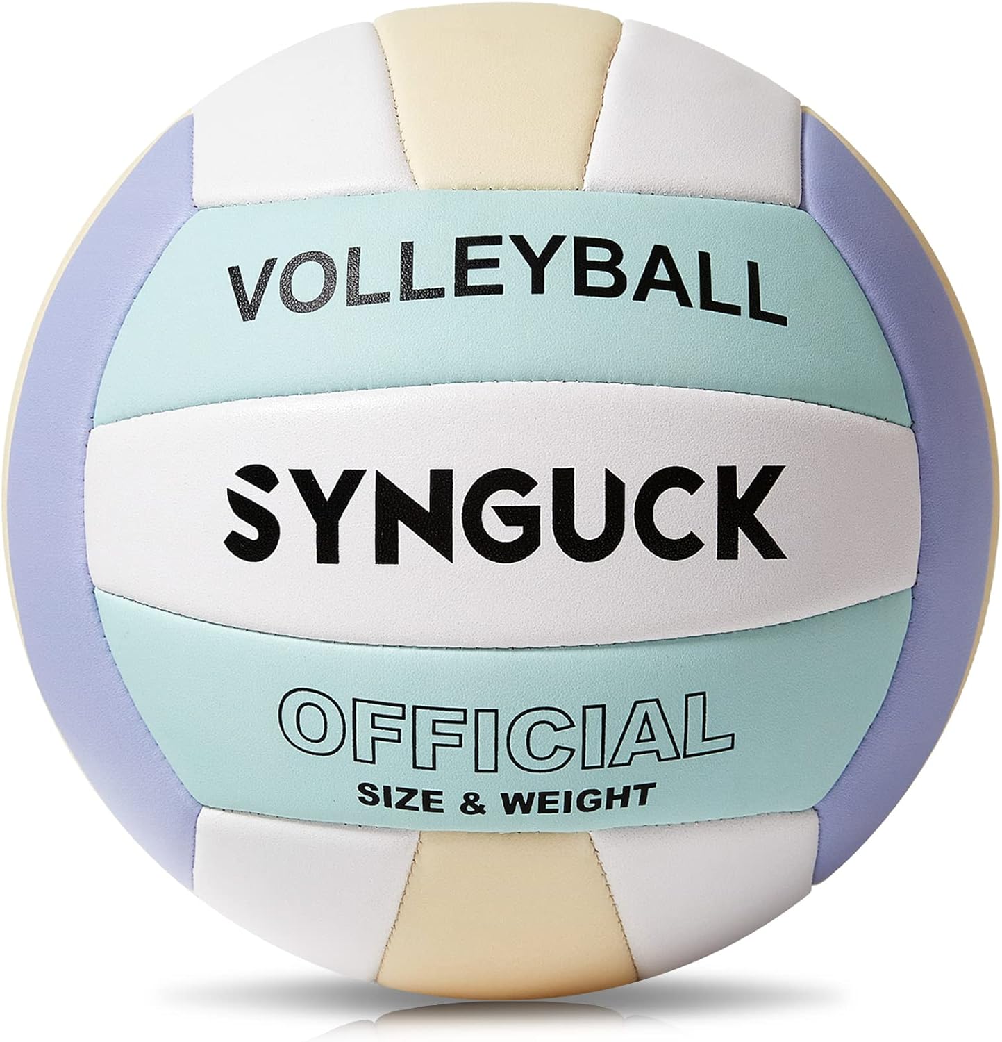Size 5 Volleyball,Official Soft Indoor Outdoor Volleyballs Sports Training Game Play Ball for Youth, Teenager, Adult