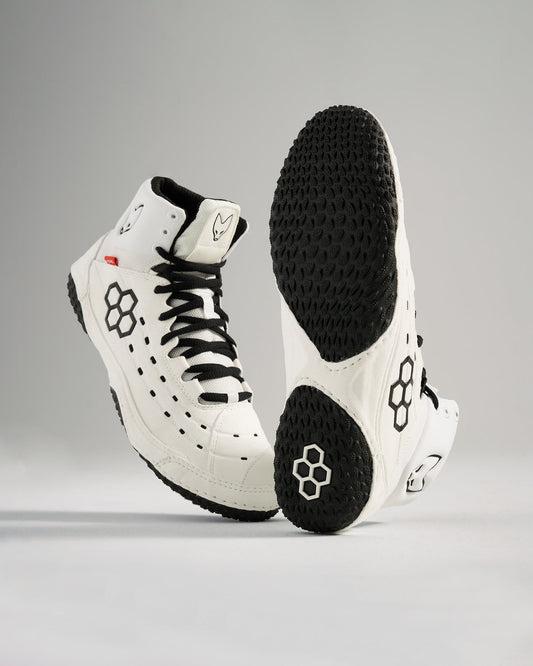SF-Tbilisi 2.0 Adult Wrestling Shoes - White/Black
