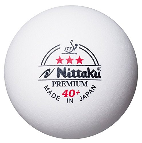 Nittaku 1Dozen 3-Star PREMIUM 40+ Table Tennis Balls Plastic Ball NB1301 NEW