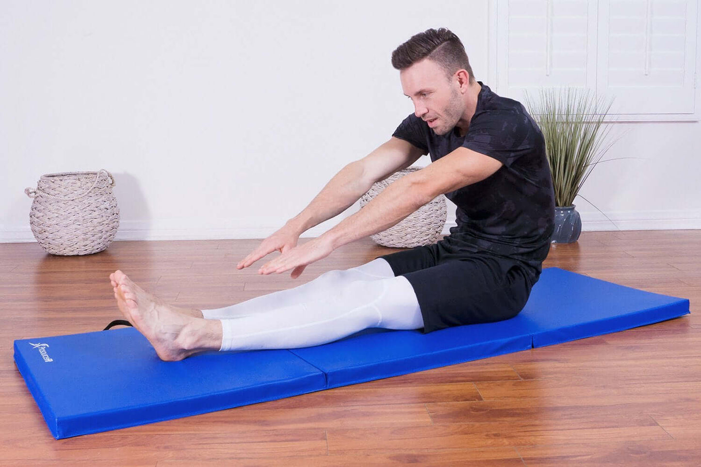 Tri-Fold Folding Exercise Mat 6 x 2 by Jupiter Gear