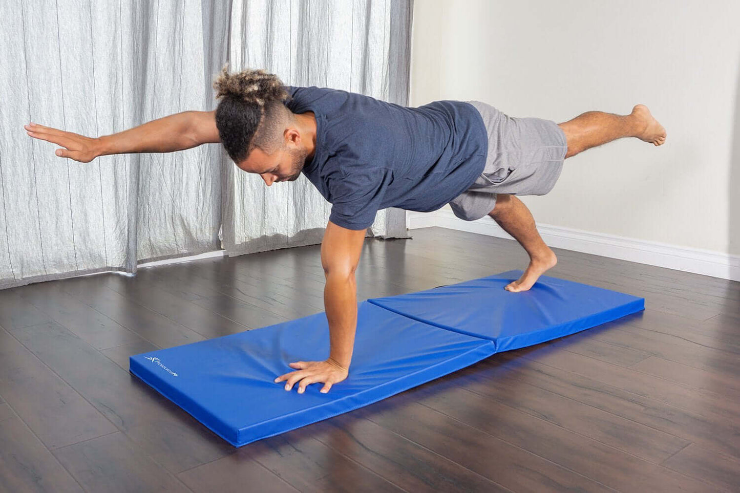 Bi-Fold Folding Exercise  Mat 6 x 2 by Jupiter Gear