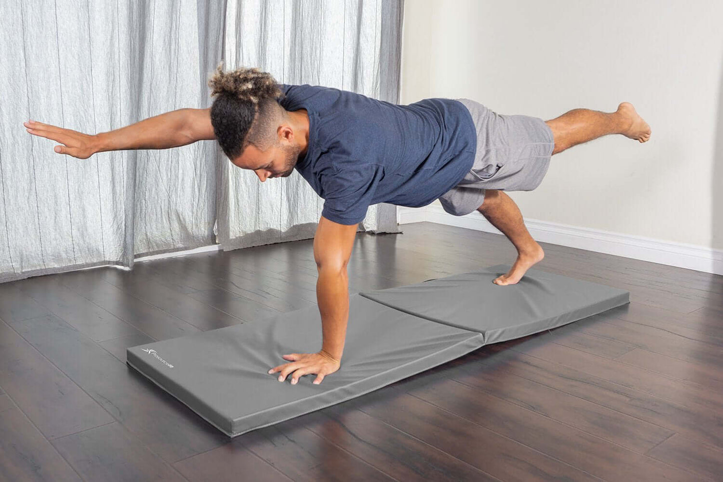 Bi-Fold Folding Exercise  Mat 6 x 2 by Jupiter Gear