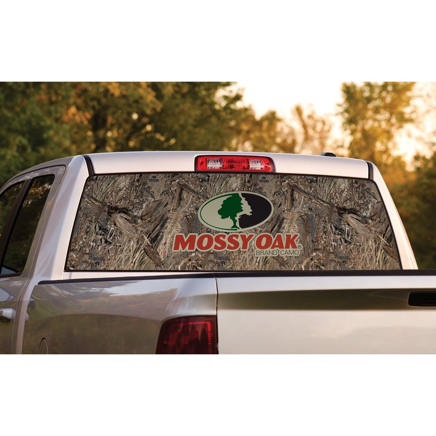 Window Graphic with Mossy Oak Camo & Logo - Extra Large - Duck Blind