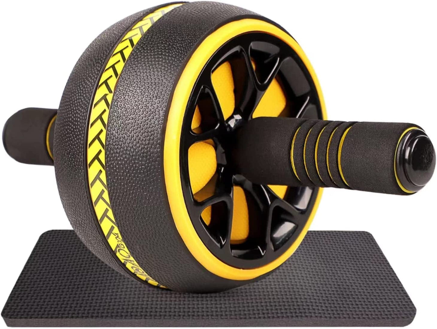 Ab Roller for Abs Workout, Abs Workout Equipment for Home Workouts, Ab Roller Wheel with Thick Knee Pad