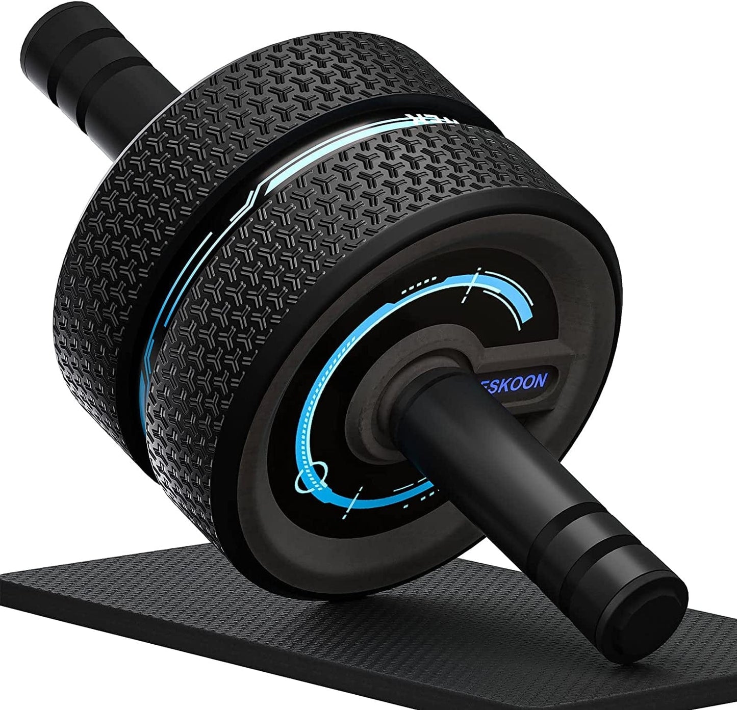 Ab Roller Wheel for Abs Workout, VESKOON Upgraded Exercise Wheel for Abdominal and Core Strength Training, Home Gym Fitness Equipment with Innovative Non-Slip Rubber