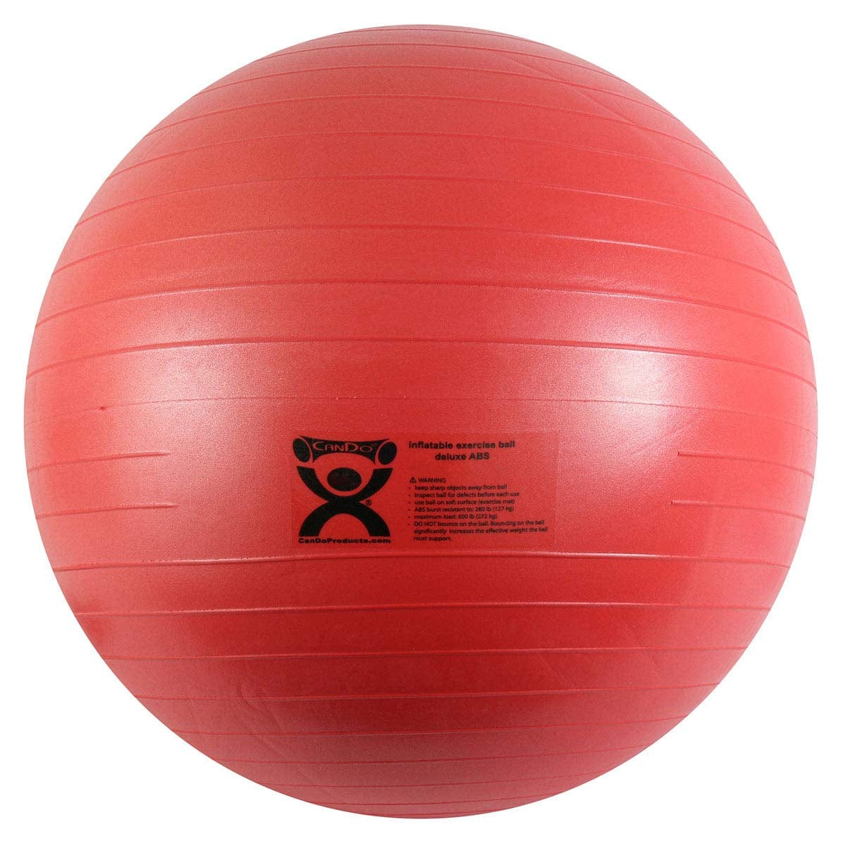 ABS Inflatable Exercise Ball, 105Cm Diameter, Red