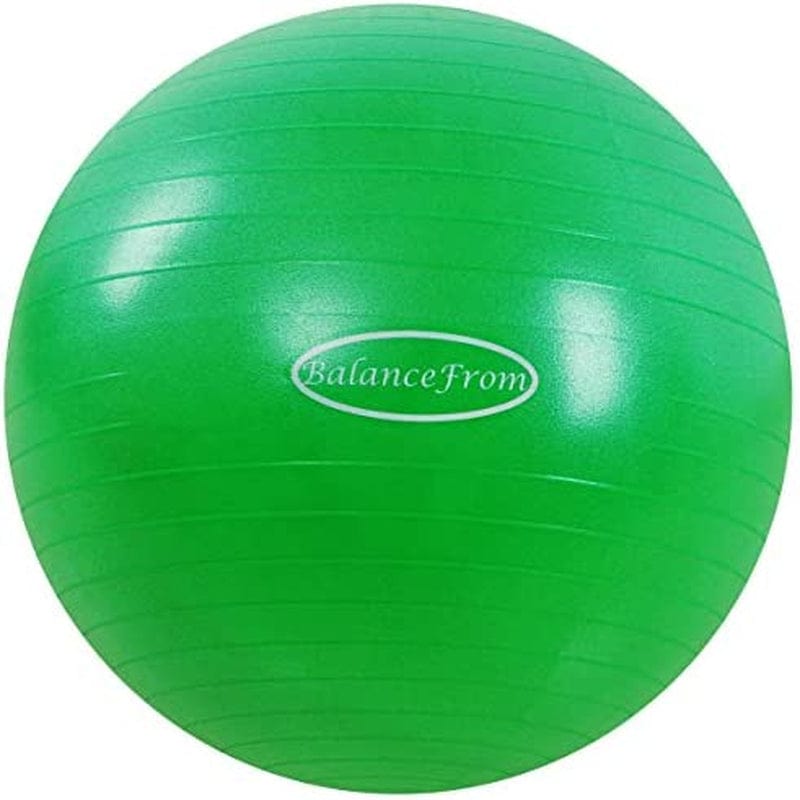 Balancefrom Anti-Burst and Slip Resistant Exercise Ball Yoga Ball Fitness Ball Birthing Ball with Quick Pump, 2,000-Pound Capacity