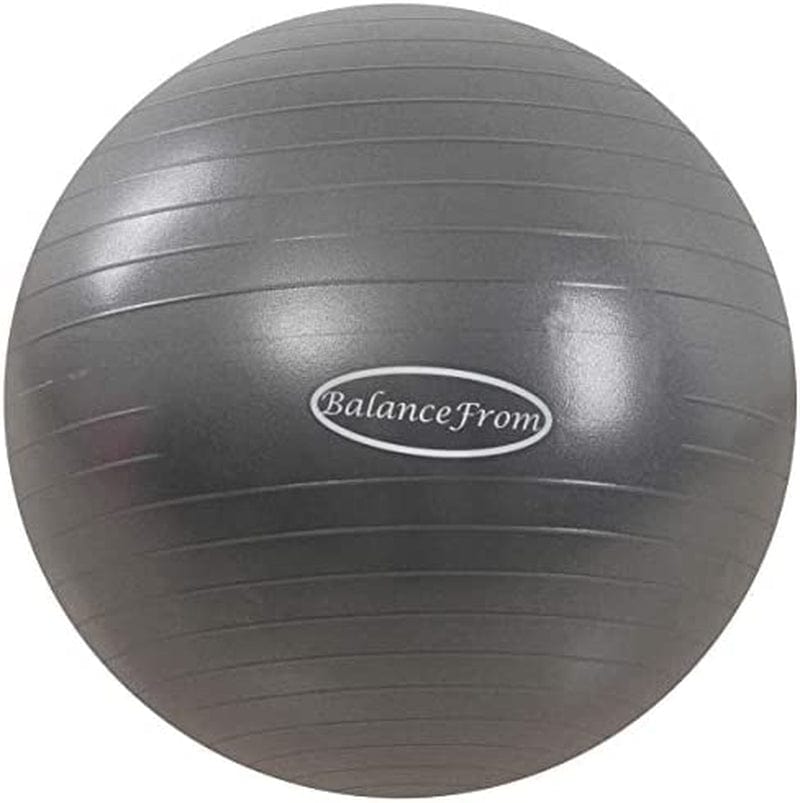 Balancefrom Anti-Burst and Slip Resistant Exercise Ball Yoga Ball Fitness Ball Birthing Ball with Quick Pump, 2,000-Pound Capacity