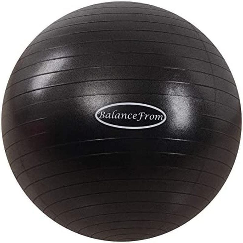 Balancefrom Anti-Burst and Slip Resistant Exercise Ball Yoga Ball Fitness Ball Birthing Ball with Quick Pump, 2,000-Pound Capacity