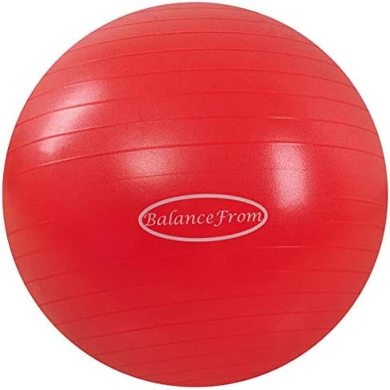 Balancefrom Anti-Burst and Slip Resistant Exercise Ball Yoga Ball Fitness Ball Birthing Ball with Quick Pump, 2,000-Pound Capacity