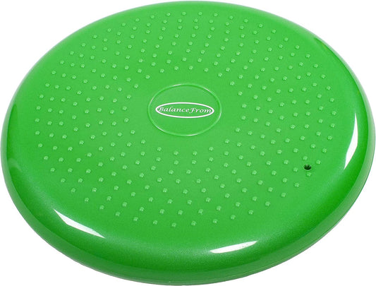 Balancefrom Inflated Balance Disc Wobble Cushion Stability Core Trainer for Home or Office Desk Chair Kids Classroom Sensory Wiggle Seat, Pump Included