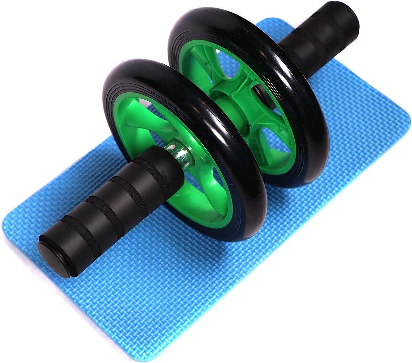 Beatxp Abs Roller for Men | Abs Roller for Women | Dual Wide Abs Roller Wheel for Men Gym | Ab Roller with Knee Mat | Anti-Skid Roller with Anti-Slip Mat