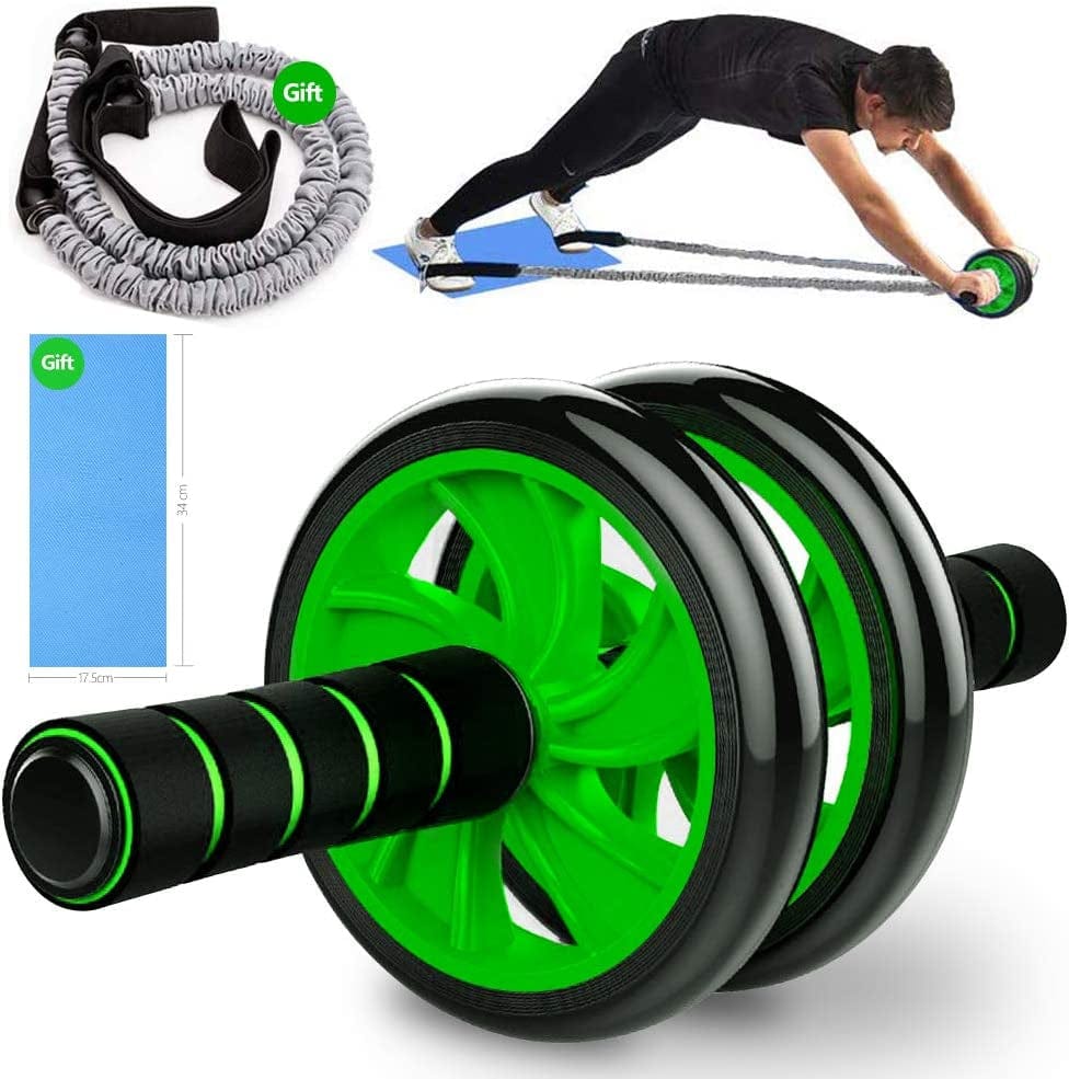 BEIKEJU Ab Roller Wheel - Ab Workout Equipment for Core Workout - Abdominal Muscle Training Wheel with Knee Pad - Home Fitness Equipment for Men & Women