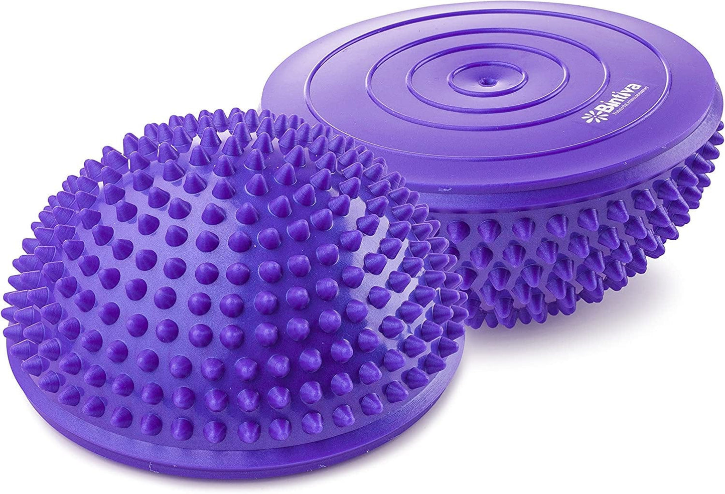 Bintiva Balance Pods Set - 1 Pair Hedgehog Style Domed Stability Pods for Children and Adults
