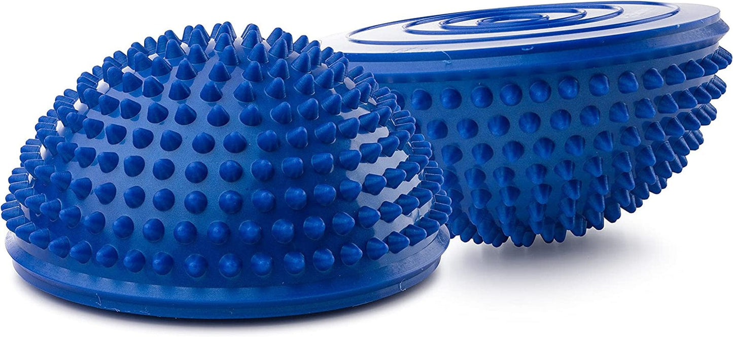 Bintiva Balance Pods Set - 1 Pair Hedgehog Style Domed Stability Pods for Children and Adults