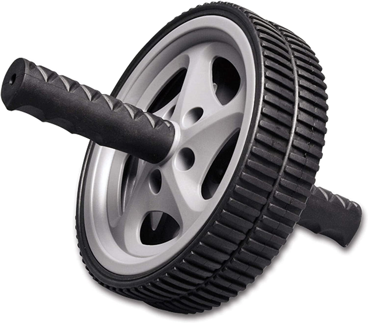 Body-Solid Tools BSTAB1 Ab Roller Wheel for Abdominal Workout Exercises, Oblique Plank, Core Stregthening,Black