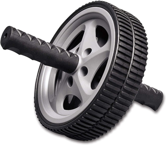 Body-Solid Tools BSTAB1 Ab Roller Wheel for Abdominal Workout Exercises, Oblique Plank, Core Stregthening,Black