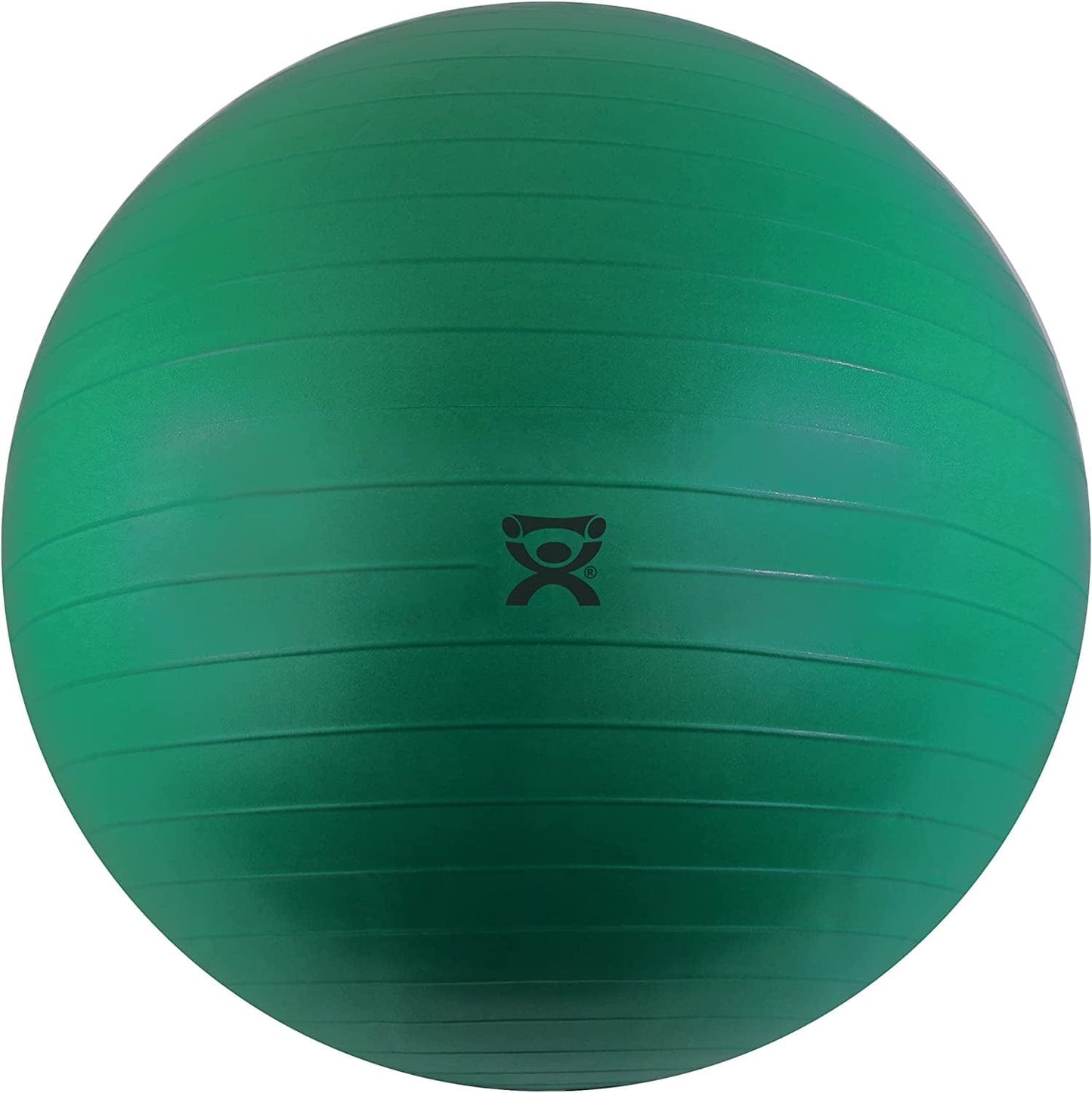 Cando 30-1800 Blue Non-Slip PVC Vinyl Inflatable Exercise Ball, 12" Diameter, 300 Lbs Weight Capacity