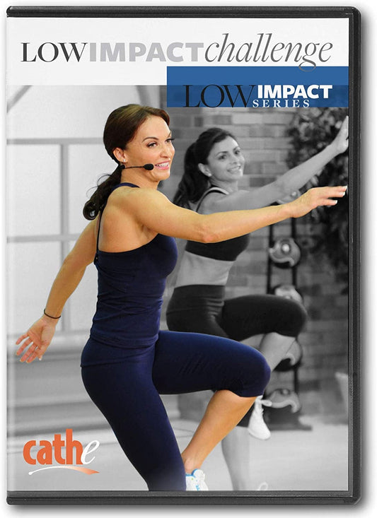 Cathe Friedrich Low Impact Challenge Step Aerobics DVD Workout - Make Fitness Fun Again While You Lose Weight and Burn Fat