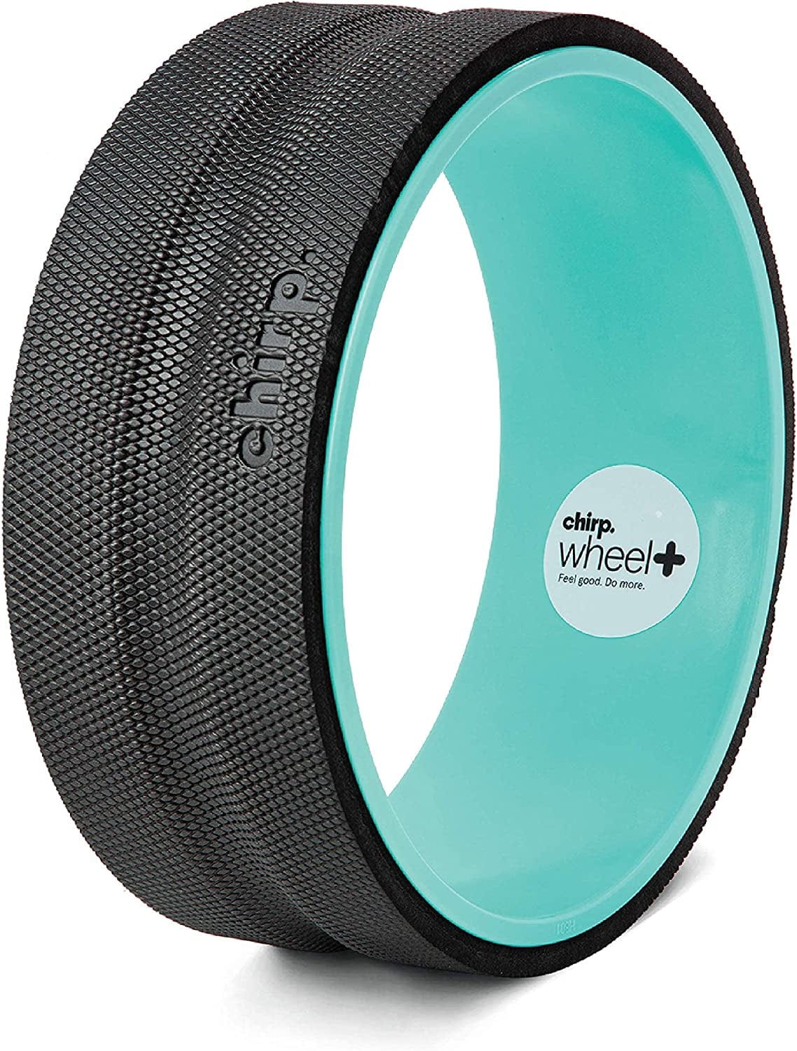 Chirp Wheel Foam Roller - Targeted Muscle Roller for Deep Tissue Massage, Back Stretcher with Foam Padding