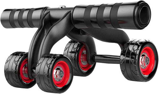 Dandelionsky Ab Abdominal Exercise Roller, Core Balance Ab Roller Wheel Trainer with Knee Mat for Home Gym Strength Fitness Workout Training