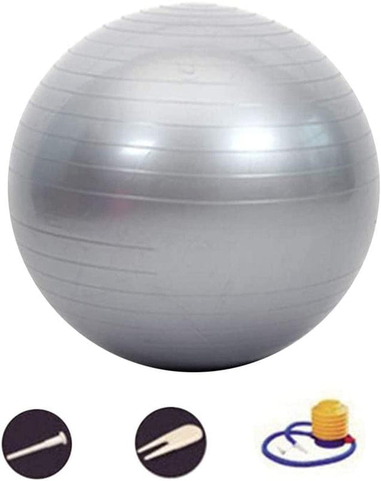 DAZISEN Exercise Ball - Anti-Burst Yoga Pilates Ball (45 to 95 Cm) for Unisex