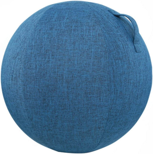Doodran Yoga Ball Cover with Handle Foldable Lightweight Exercise Ball Cover Sitting Ball Cover for Birthing Ball Stability Ball Fitness Ball Balance Ball,21.7In, Dark Blue