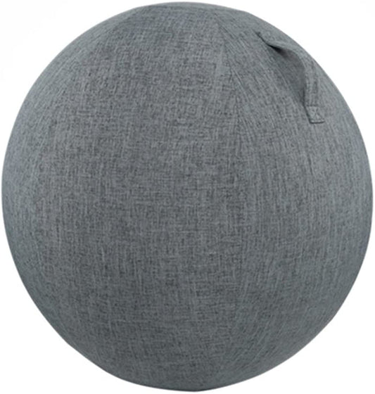 Dust-Proof -Slid Exercise Ball Cover Cotton Flax Practical Fine Knitted Yoga Ball Cover for Home
