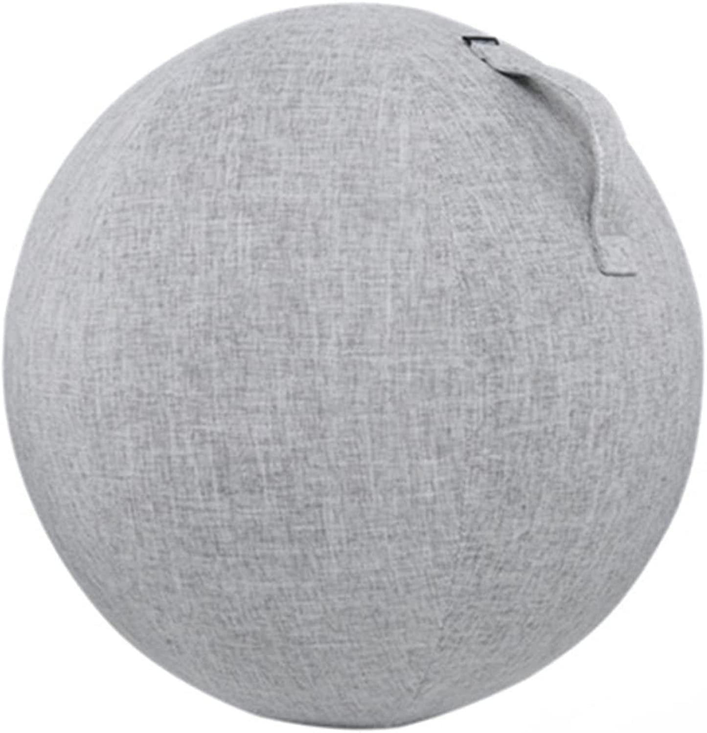 Dust-Proof -Slid Exercise Ball Cover Cotton Flax Practical Fine Knitted Yoga Ball Cover for Home
