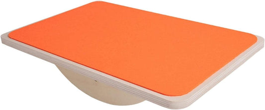 Montessori Balance Board Rocker Board, Exercise Sensory Training, Nonslip, Curvy Swing Stability Wood Balancing for Workout, Kids, Outdoor