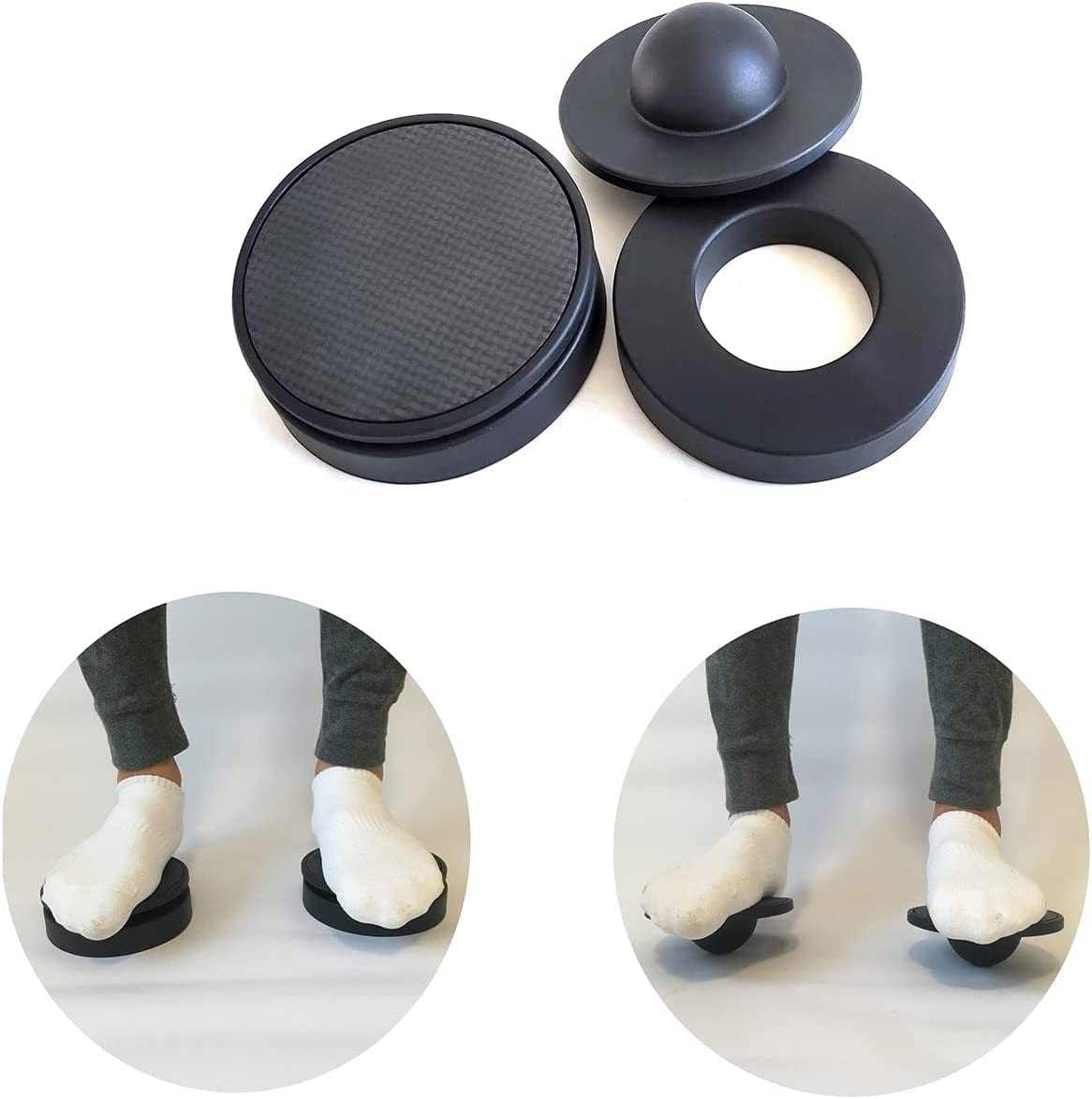 Multifunctional Balance Trainer Yoga Balance Training Pedal Fitness Balance Board Rehabilitation Balance Trainer Children Balance Trainer Portable Balance Board Balance Disc 3-In-1 Balance Trainer Skating Baseball Balance Training System