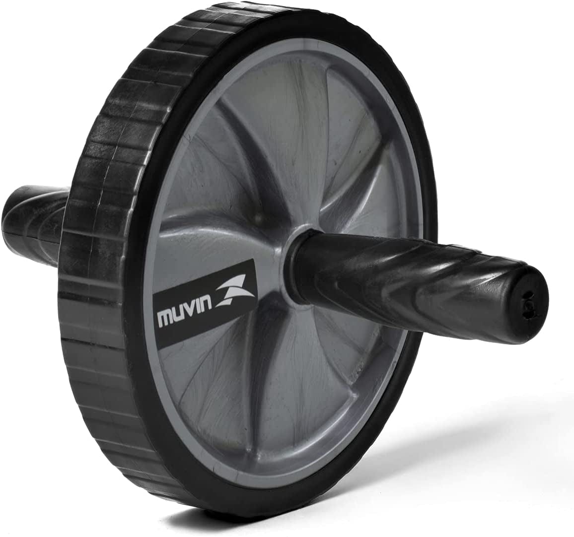 Muvin Ab Roller Wheel for Abs Workout - Ab Roller Wheel Exercise Equipment - Ab Wheel Exercise Equipment - Ab Wheel Roller for Home Gym - Abdominal Exercises, Fitness Machine Trainer - REA-200